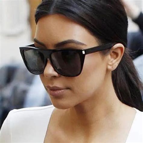 kim kardashian black square sunglasses|kim kardashian oversized sunglasses.